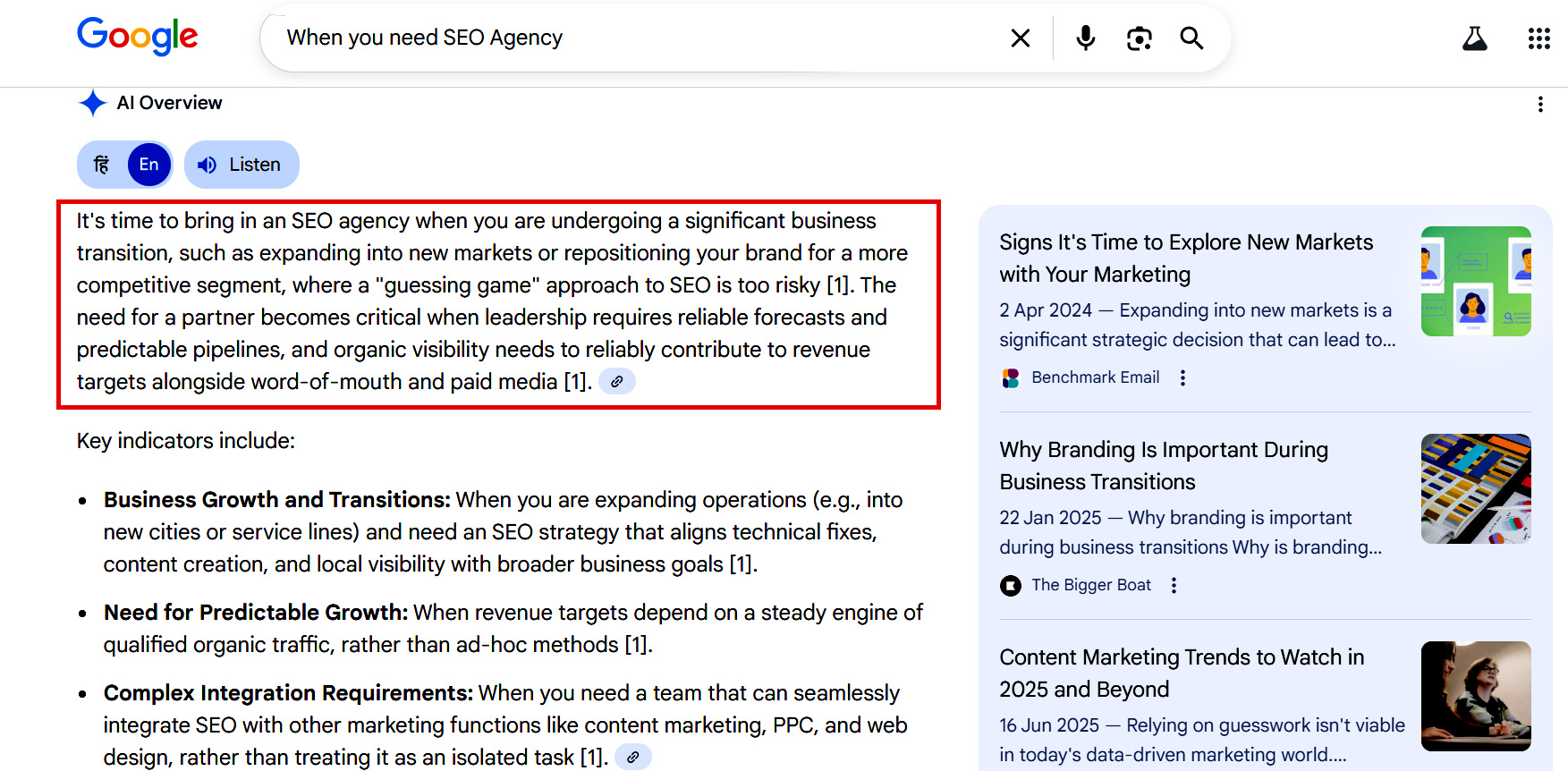 When It’s Definitely Time to Bring in an SEO Agency