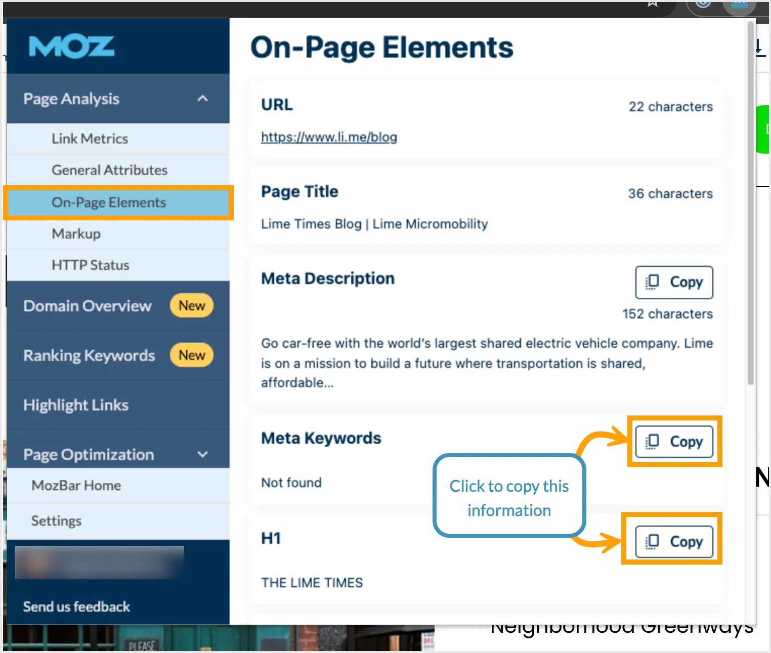MozBar – On-Page SEO Analysis and Domain Authority Checking