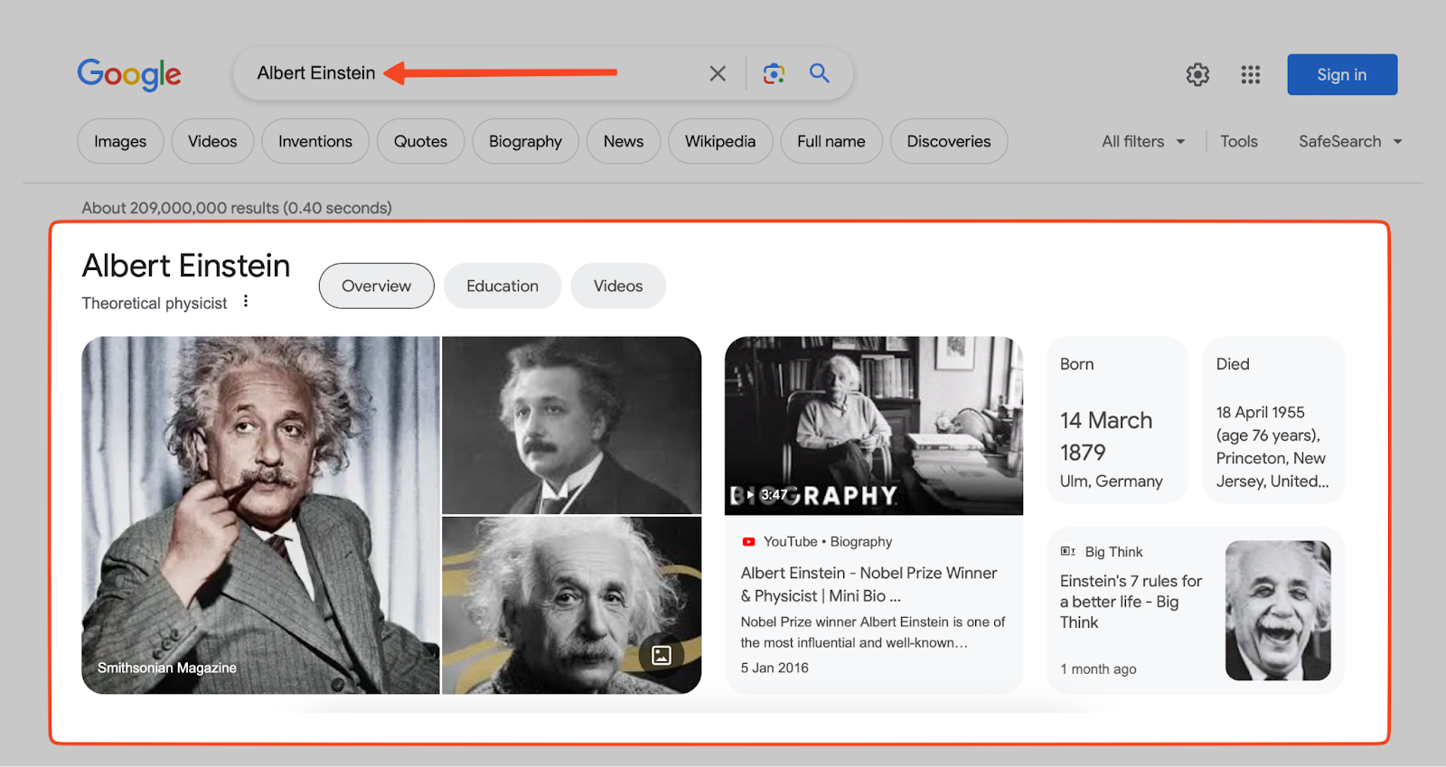 How Google Understands People