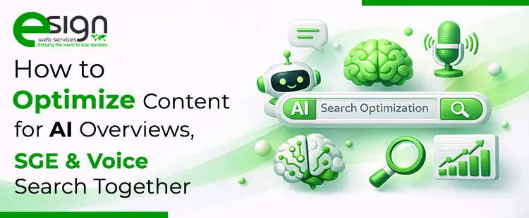 How to Optimize Content for AI Overviews, SGE & Voice Search Together