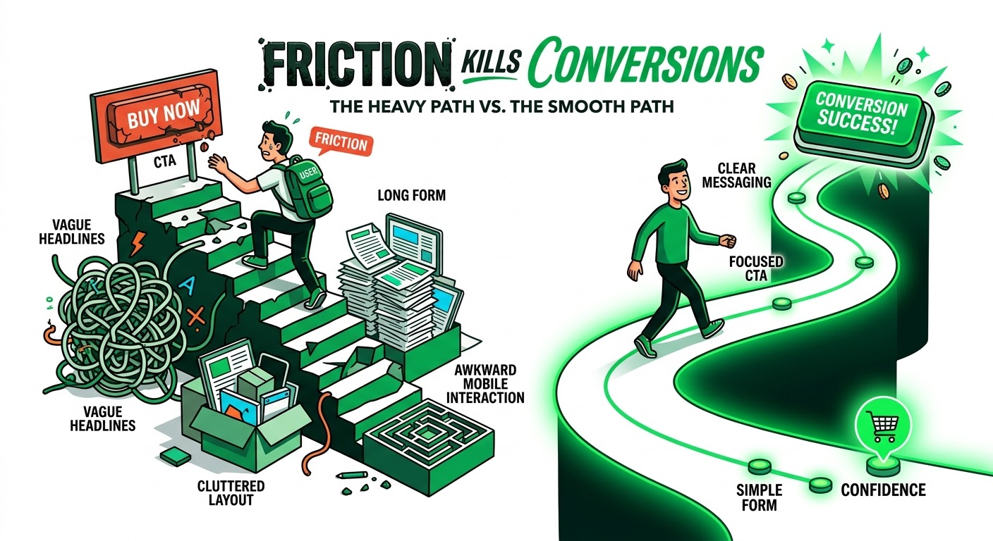 What hurts conversions the most