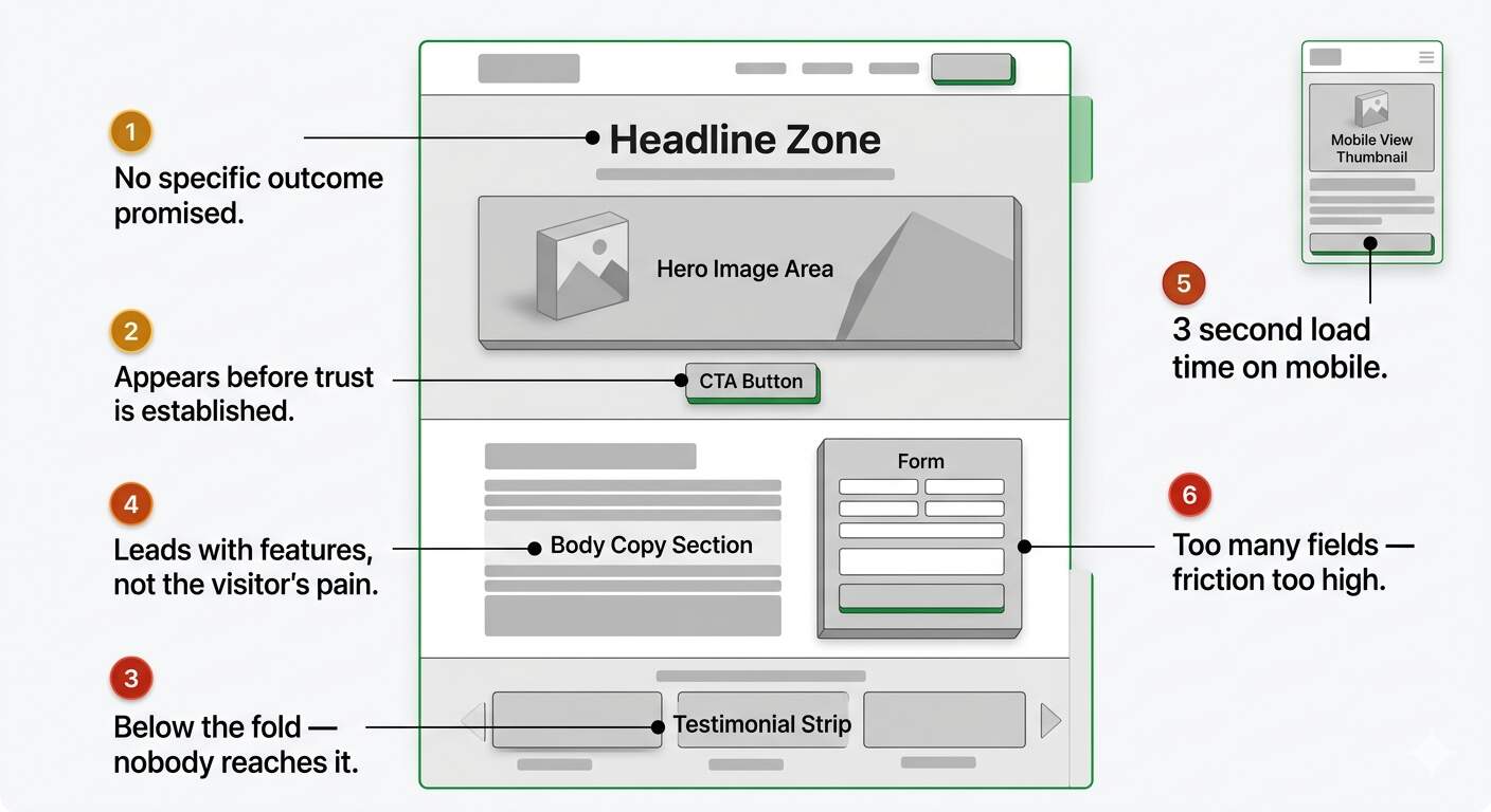  Landing Page Conversion Issues