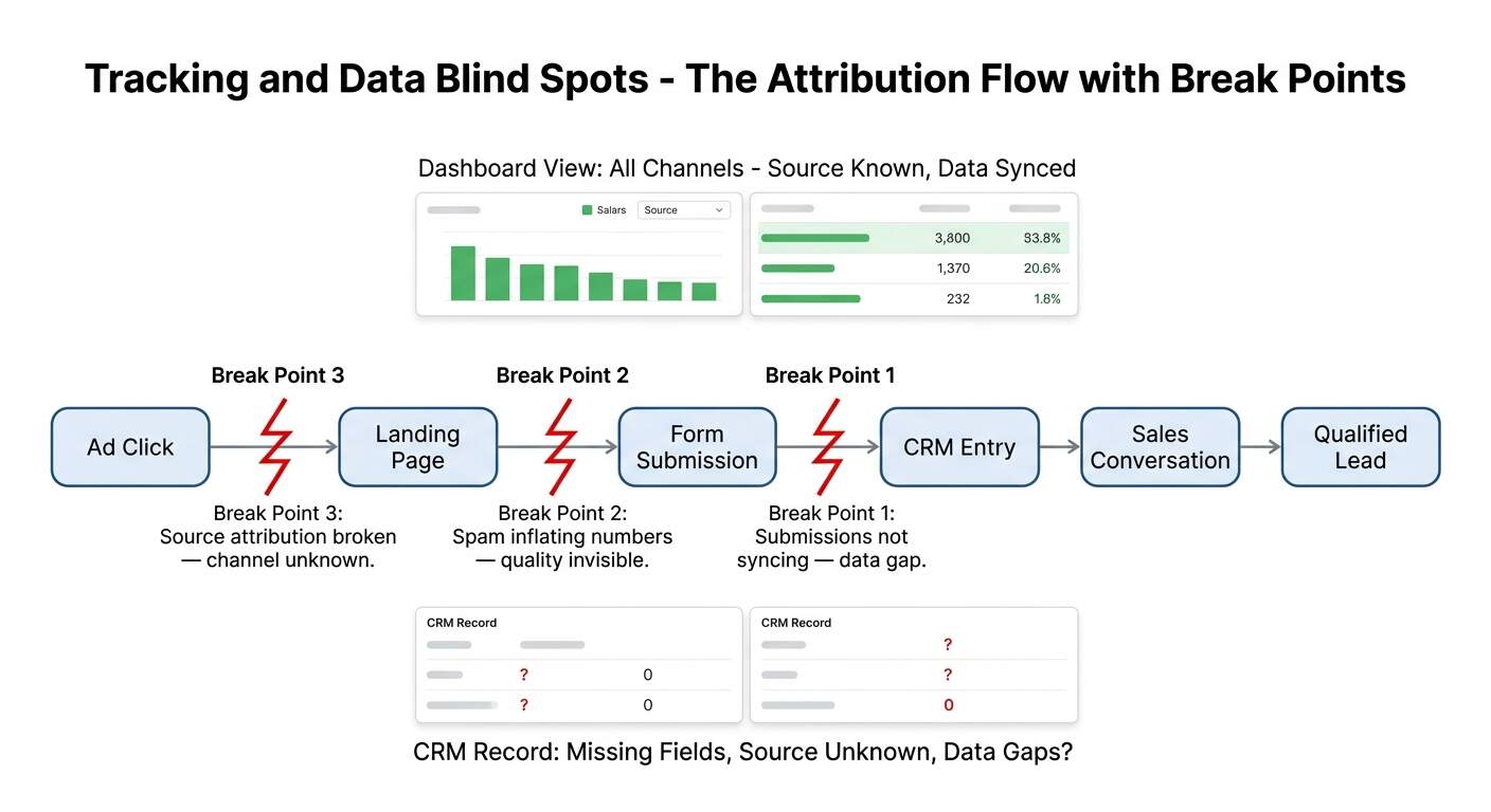 Tracking and Data Blind Spots