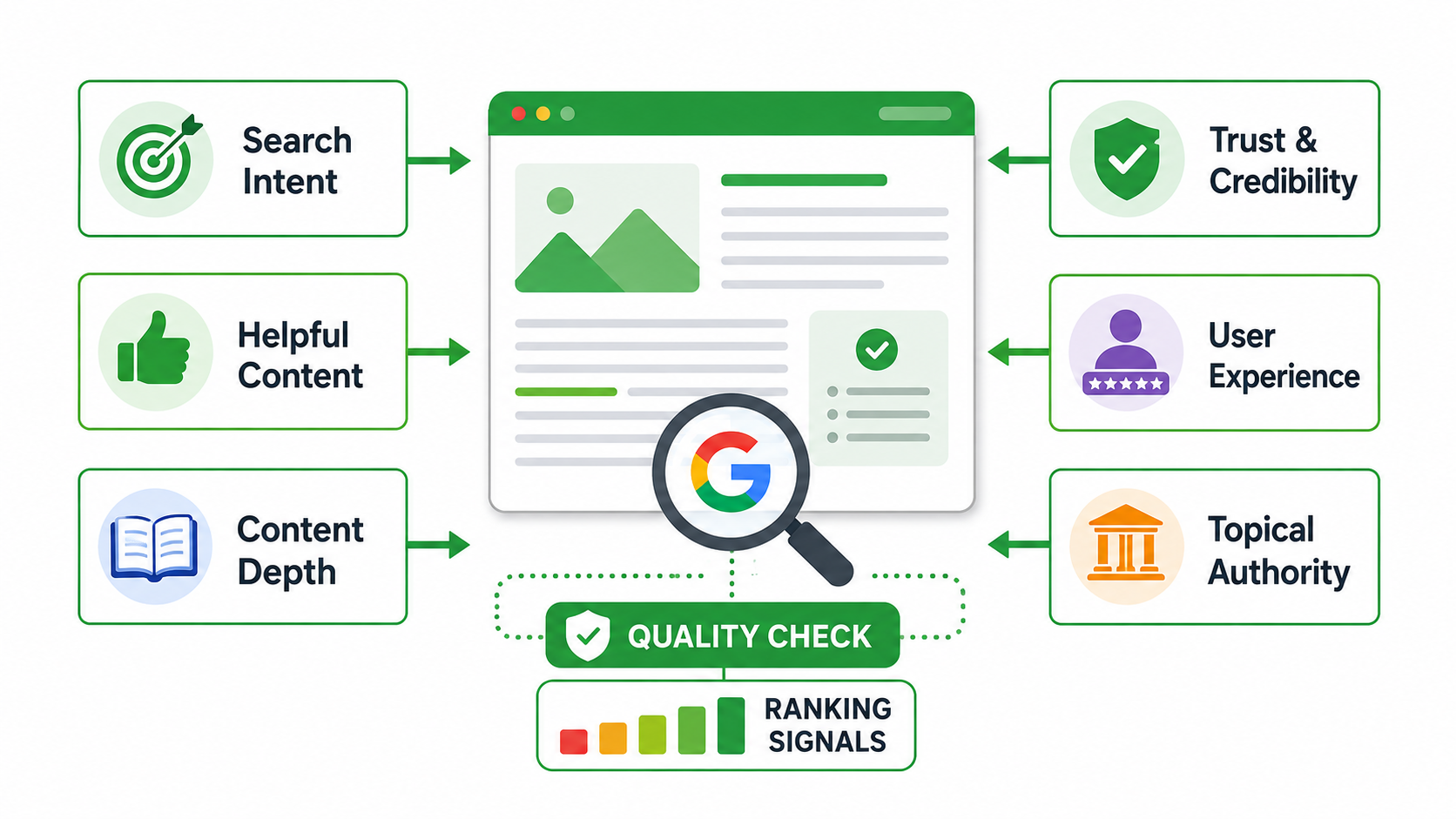 How Does Google Judge Content