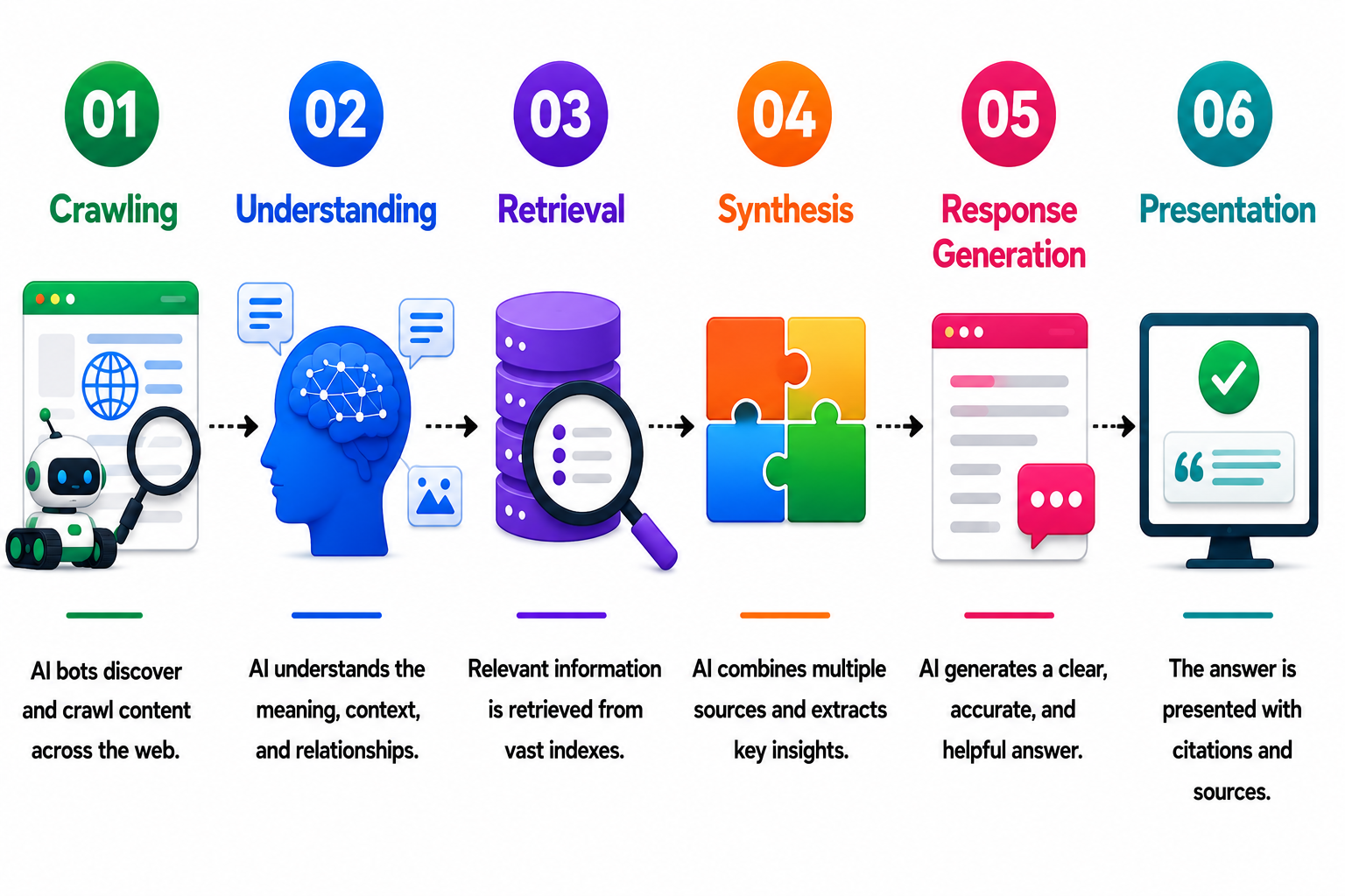 How Do AI Search Systems Find and Use Information