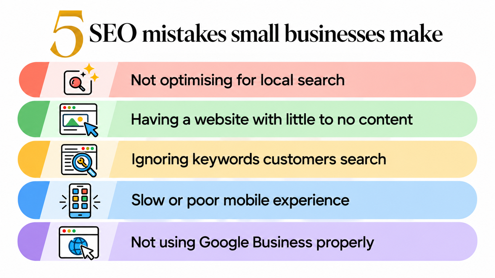 Local SEO Mistakes Small Businesses Should Avoid