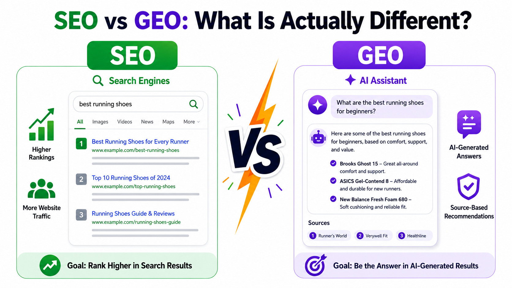 SEO vs GEO What Is Actually Different