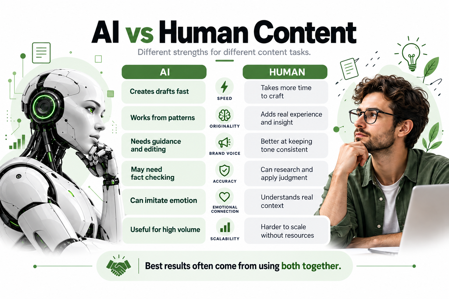 AI vs Human Content What Is the Real Difference